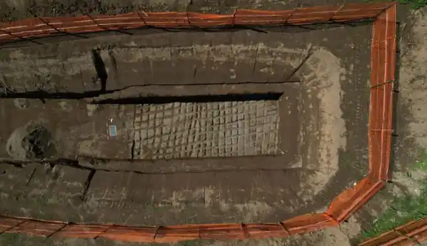 Tombe e resti di una villa romana rustica in Campania