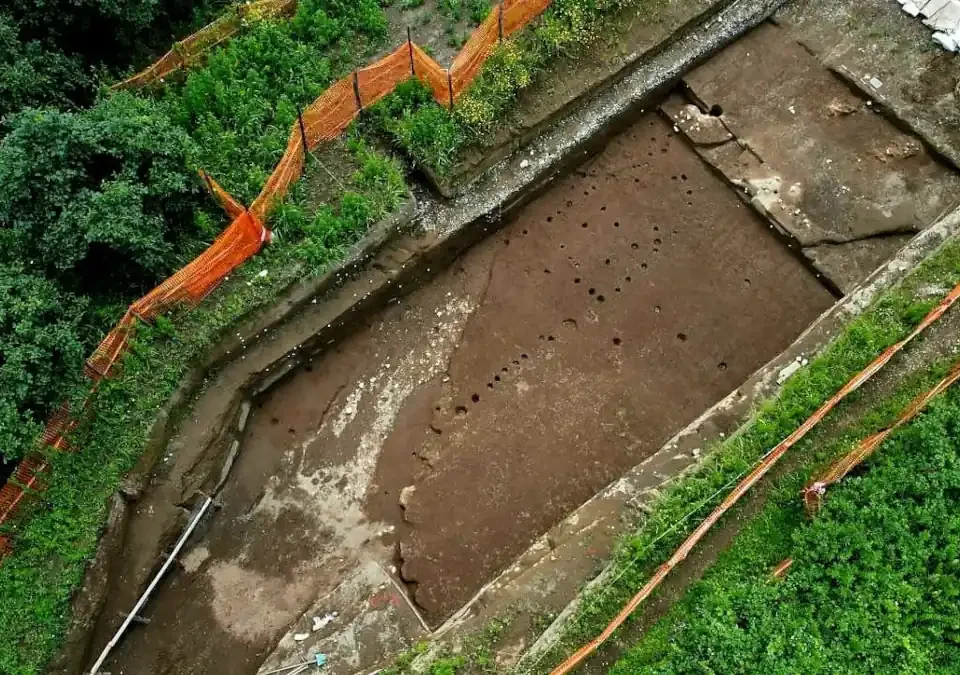 Tombe e resti di una villa romana rustica in Campania