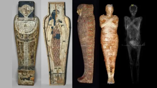 Polonia- mummia egizia di donna incinta