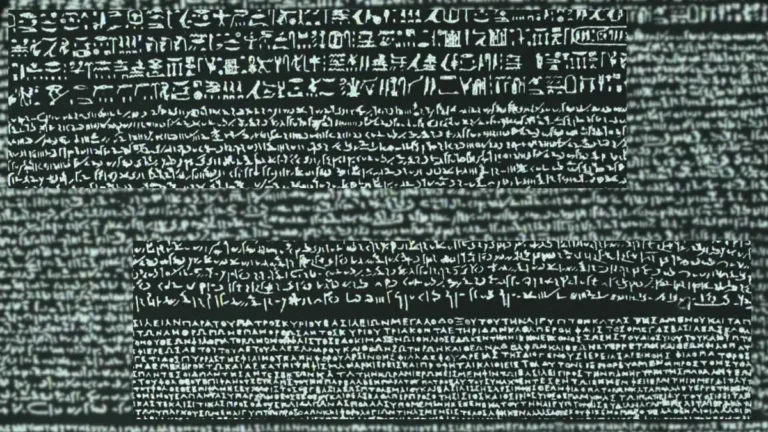 La decifrazione dei geroglifici