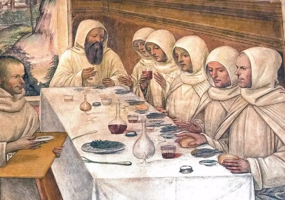 la filantropia dei monaci nel Medioevo