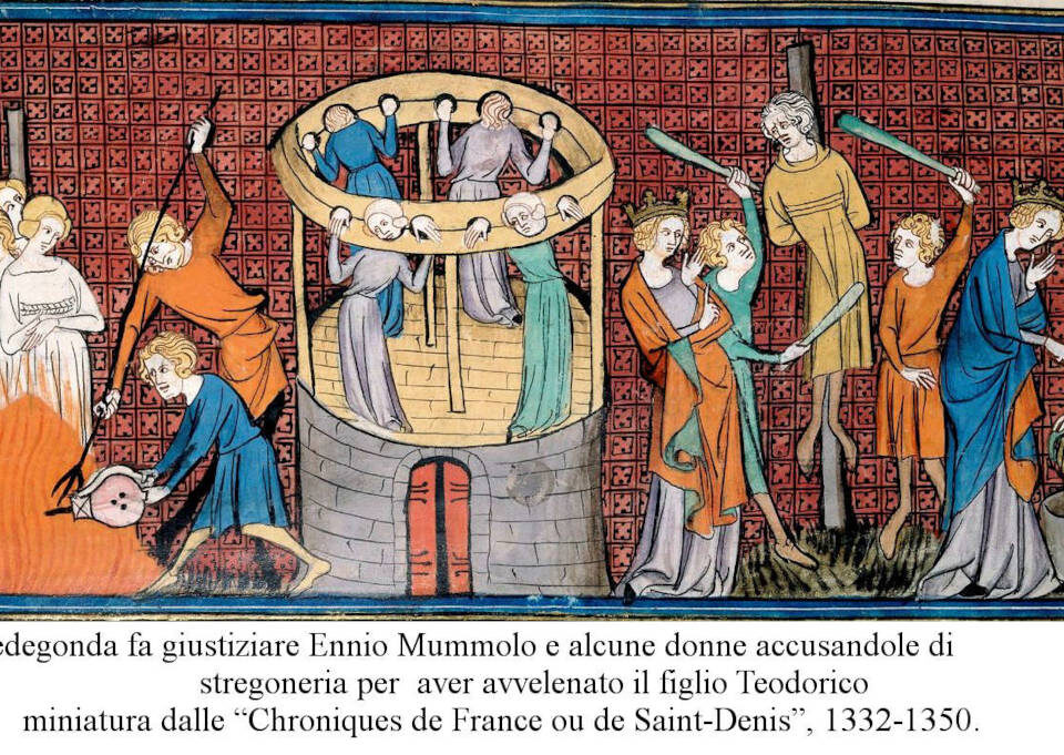 streghe sul rogo_miniatura XIV secolo