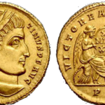Costantino I, solido, zecca di LugdunumTicinum, 315 d.C.