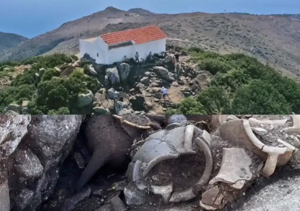 missione archeologica greco-svizzera sull'isola greca di Egina