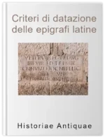 criteri di datazione delle epigrafi latine