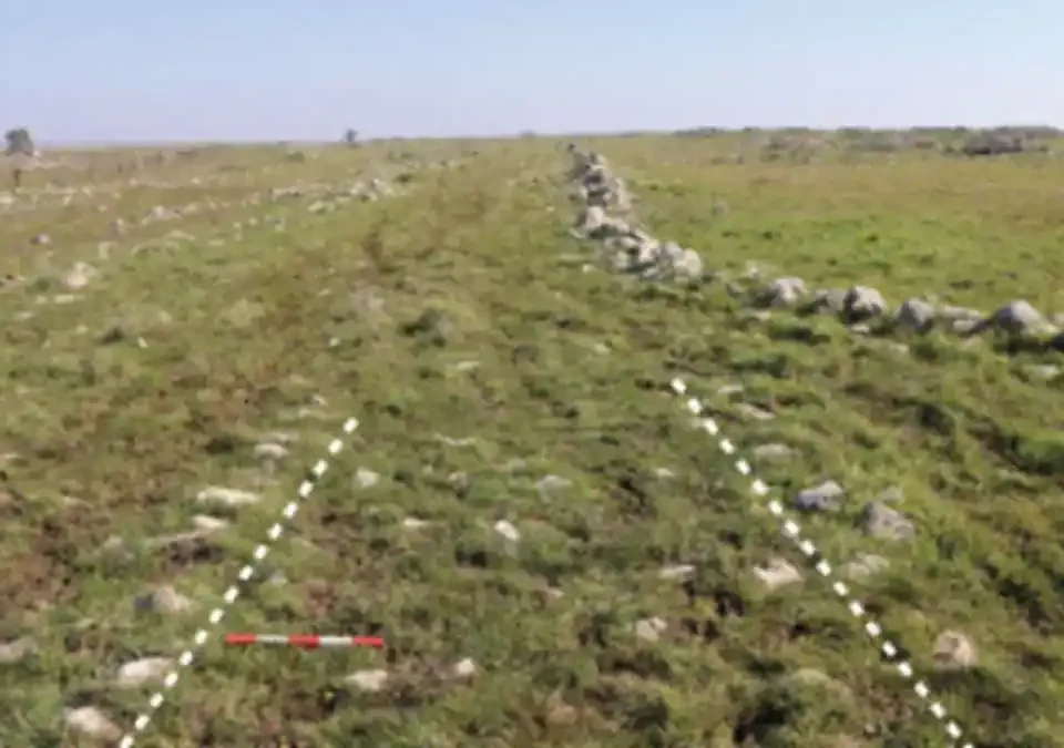 una strada romana in Siria