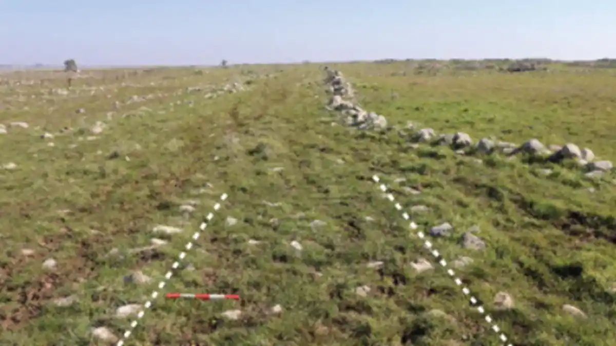 una strada romana in Siria