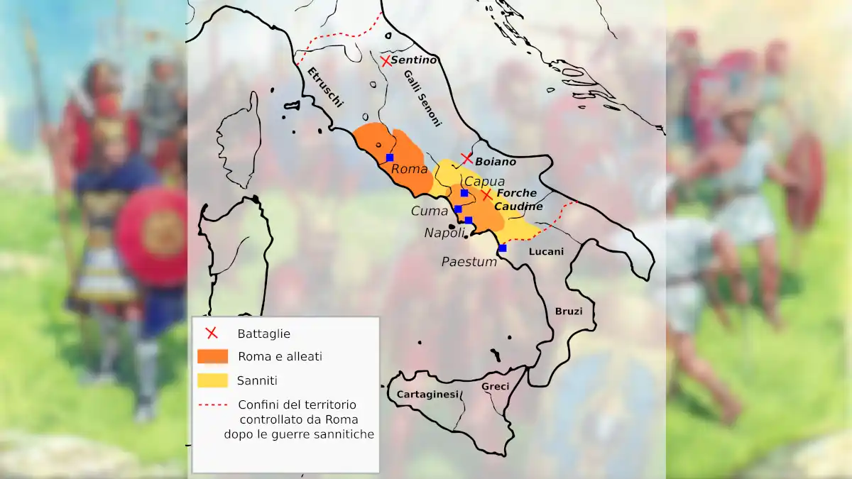 Le guerre sannitiche spiegate semplice